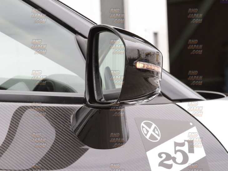 Top Secret LED Aero Mirror - R35 GTR - RHDJapan Top Secret LED Aero Mirror - R35 GTR - RHDJapan